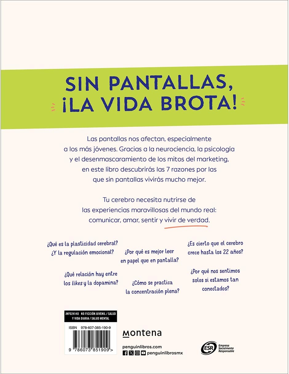 Libro Sin Pantallas Siento Y Pienso Mejor de Francisco Villar/Sara Caballer’a 2
