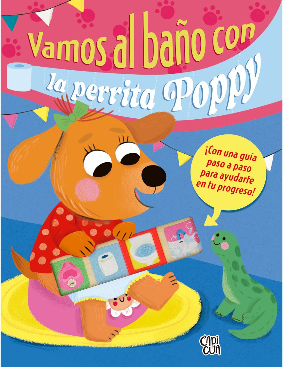 Libro Vamos al baño con la perrita Poppy de Edita Hajdu Libro Vamos al baño con la perrita Poppy de Edita Hajdu