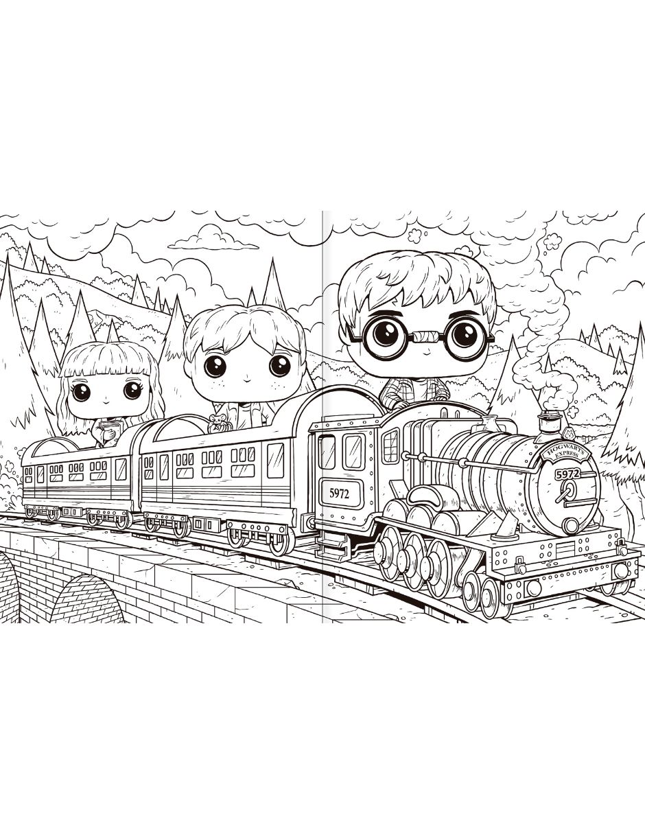 Harry Potter. El libro oficial para colorear Funko POP! de VR Editoras 2