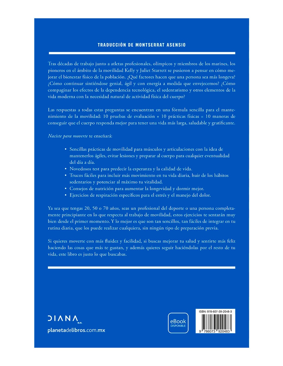 Libro Naciste para moverte de Juliet Starrett 2