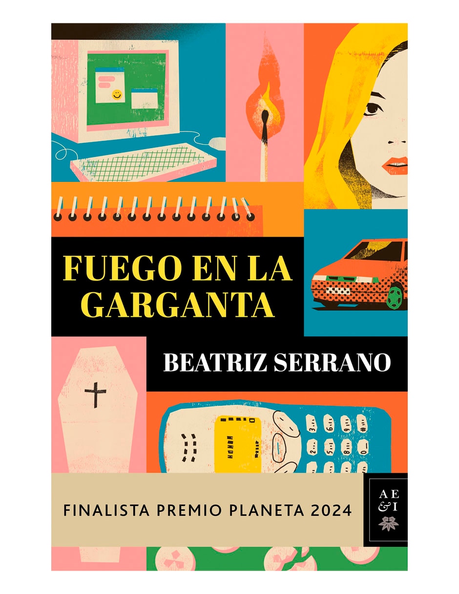 Libro Fuego en la garganta de Beatriz Serrano