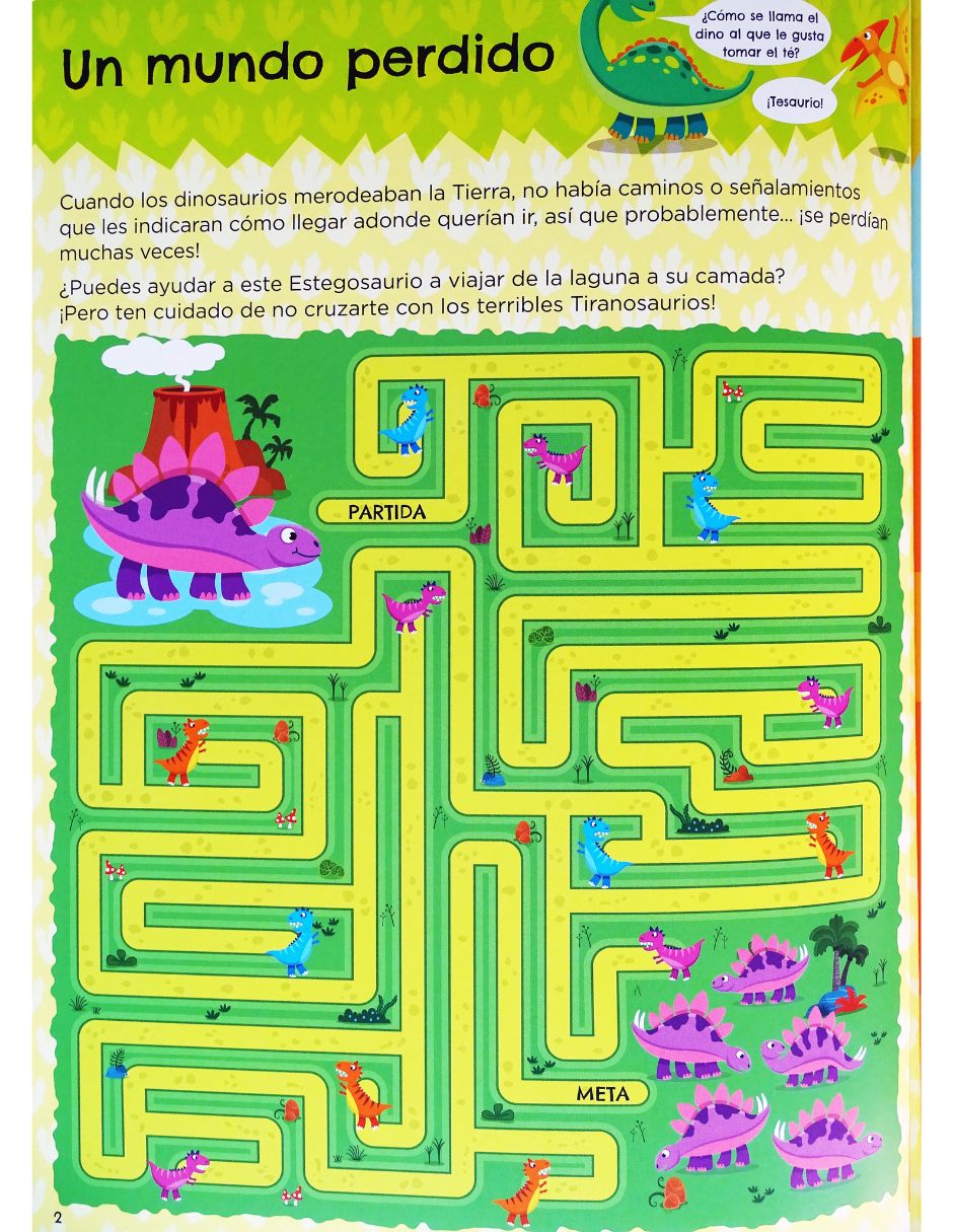 Libro Dinosaurios, Libro de Actividades de Capicua 2