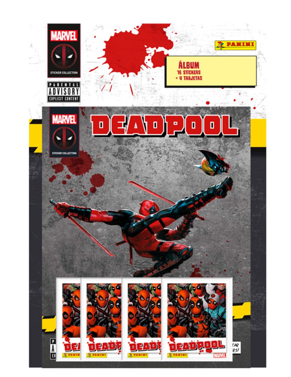 Álbum con estampas de Deadpool 1
