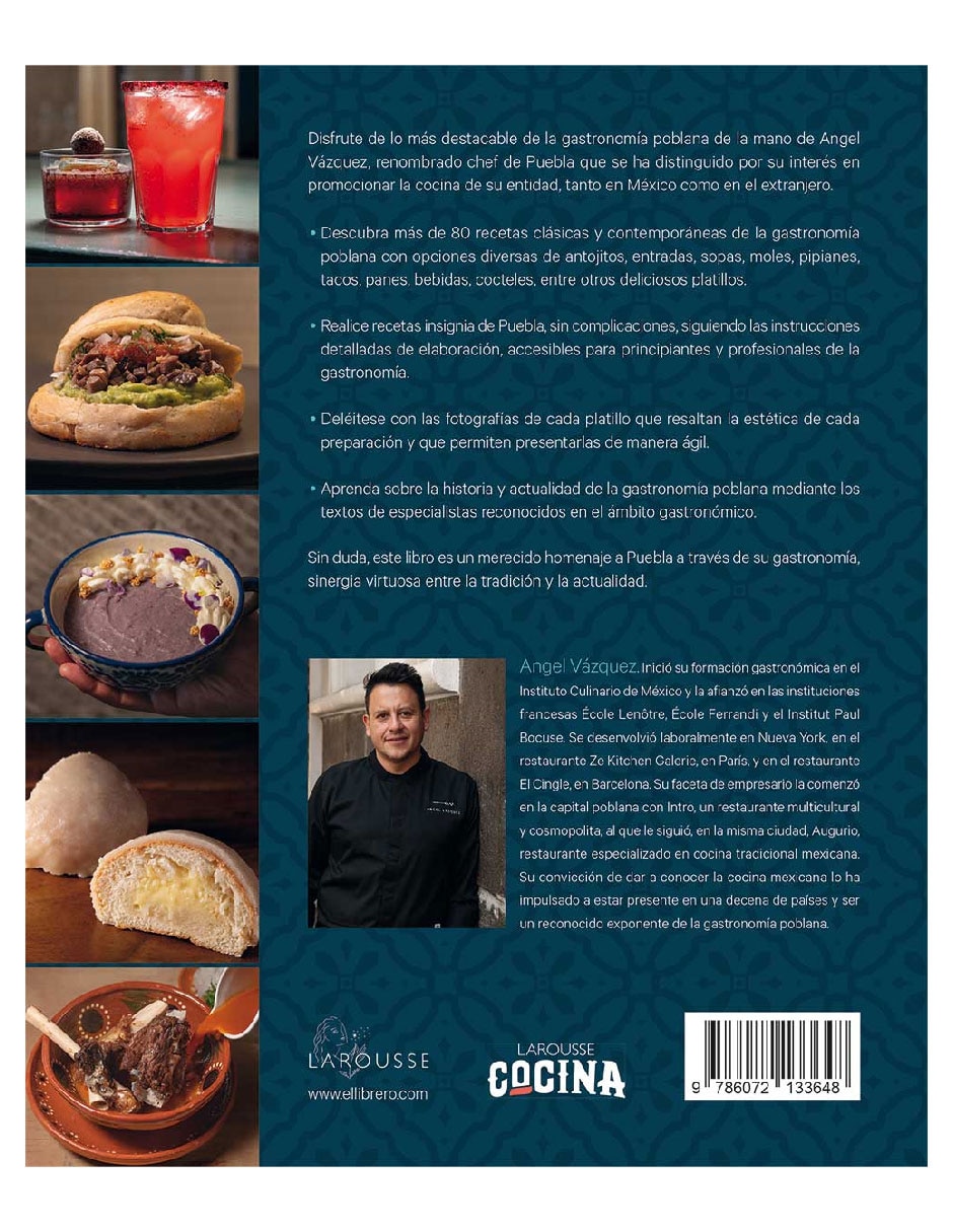 Libro Cocina Poblana de Ángel Vázquez 2