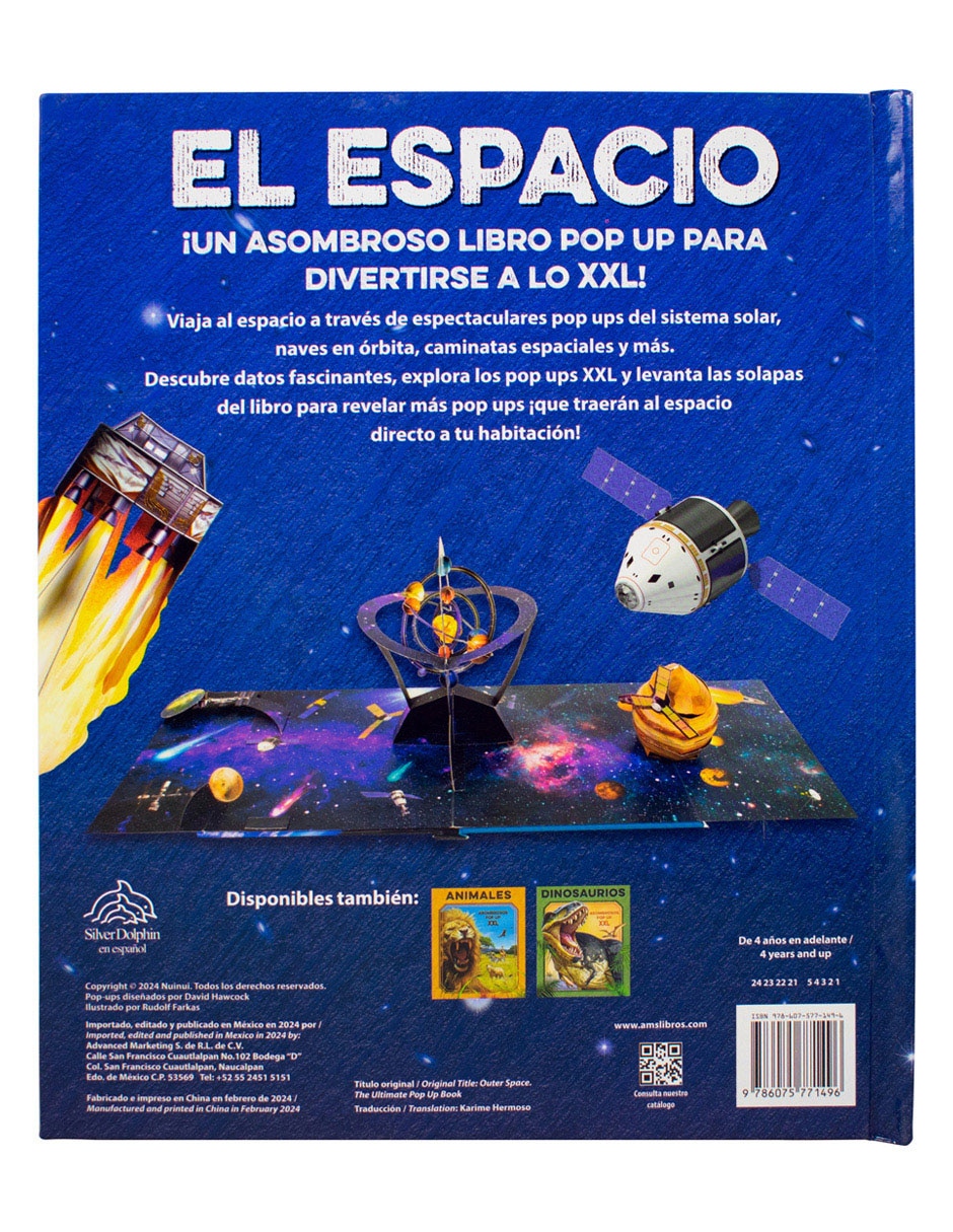 Libro Asombrosos Pop Up XXL: El Espacio de 2