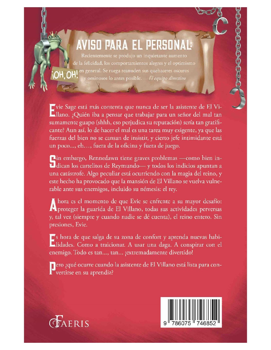 Libro Aprendiz del Villano de Hannah Nicole Maehrer 2