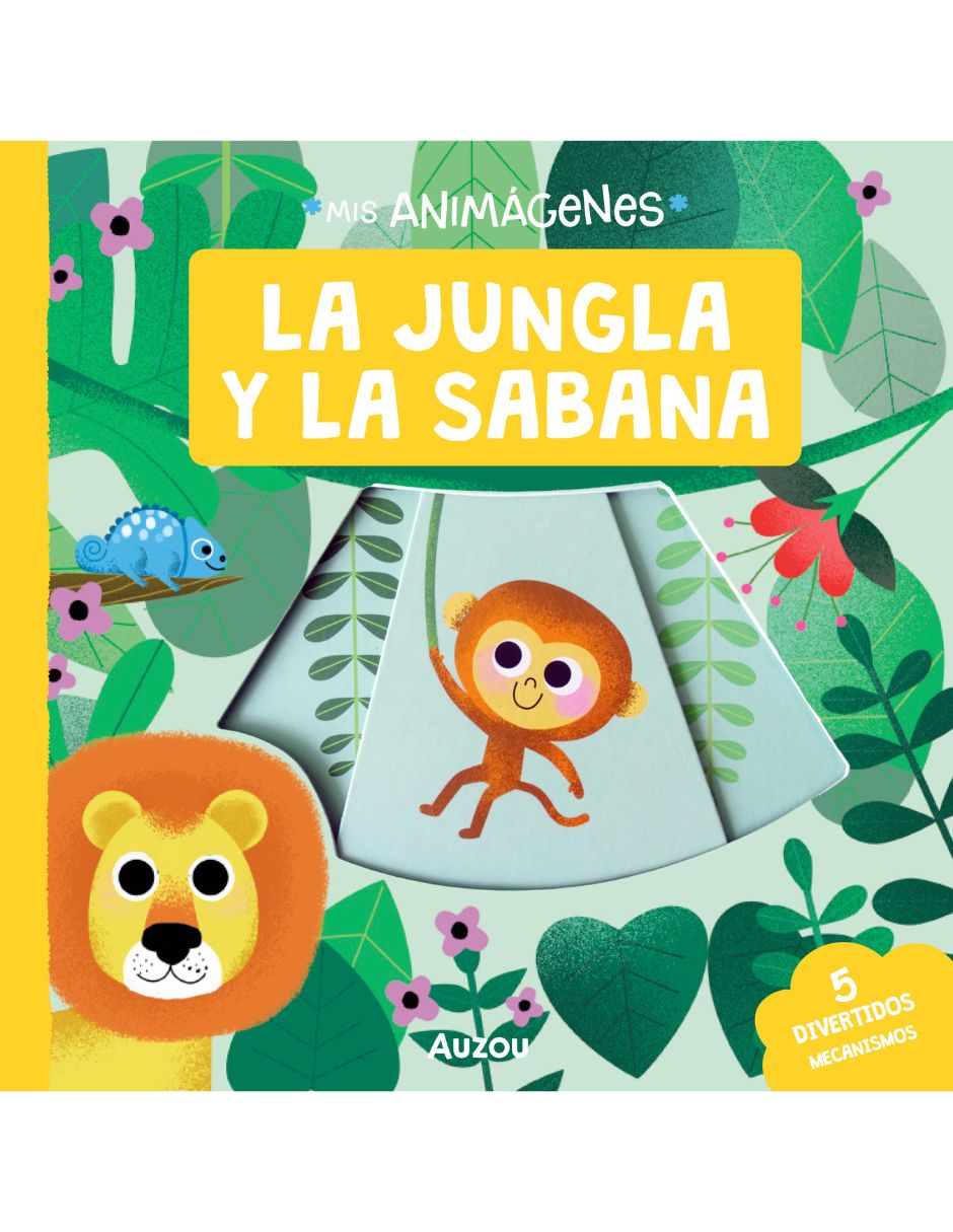 Libro Mis Animágenes La Jungla y la Sabana de Daniel Roode