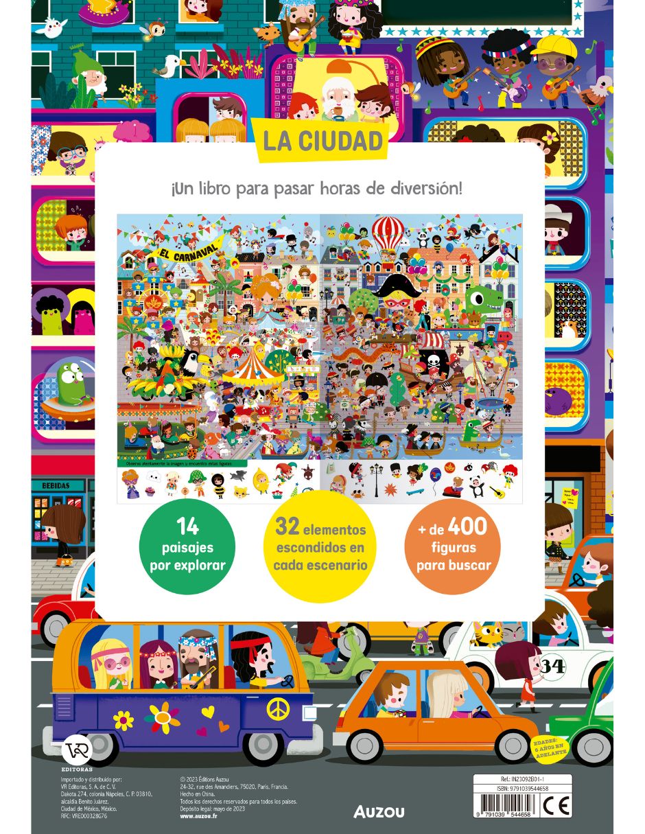 Libro Busca y Encuentra La Ciudad de Auzou 4