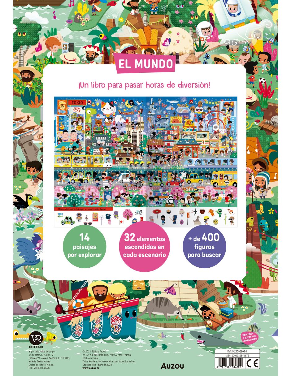 Libro Busca y Encuentra El Mundo de Auzou 4