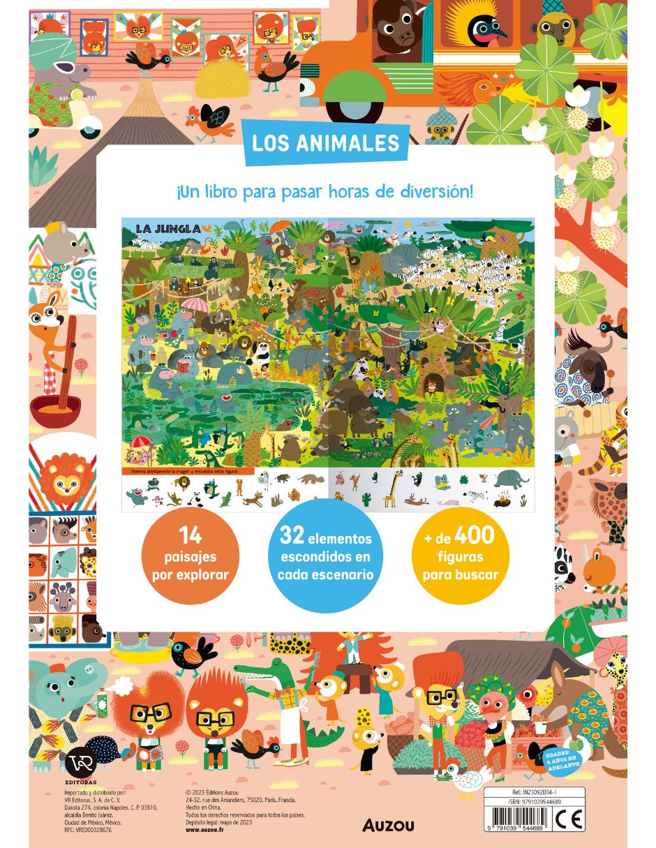 Libro Busca y Encuentra Los Animales de Auzou 4