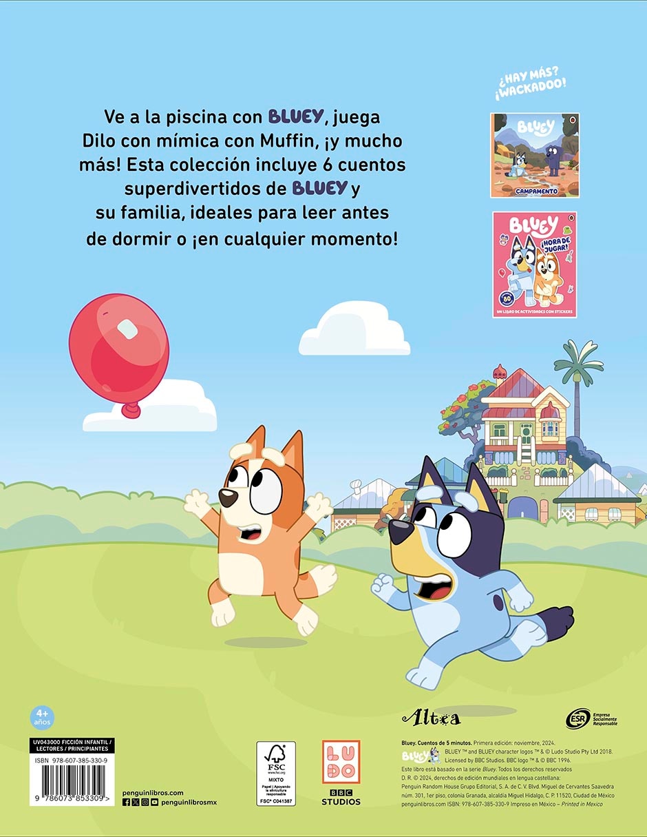 Libro Bluey. Un Cuento Cuentos De 5 Minutos de Ladybird Books 2