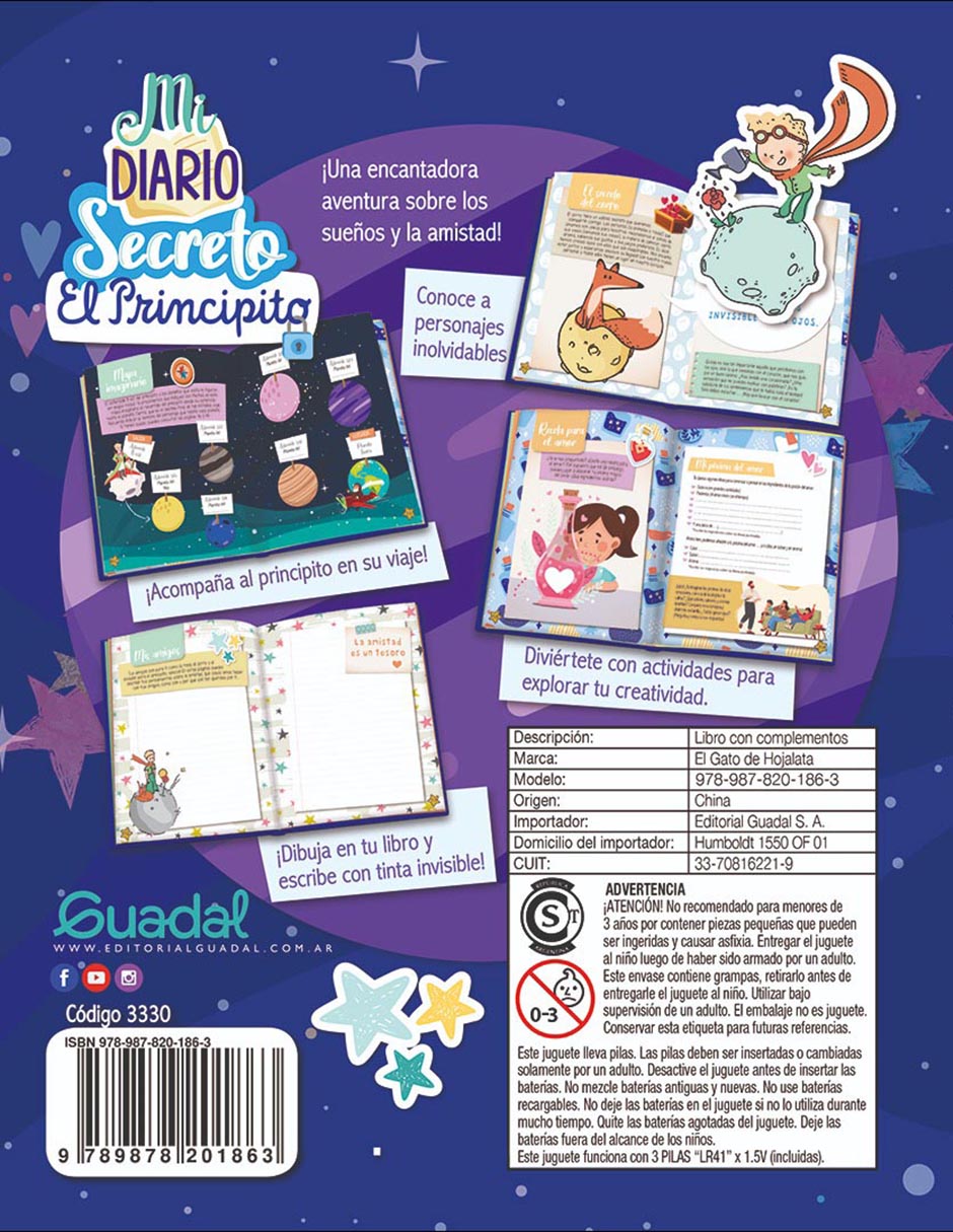 Libro Mi Diario Secreto Principito de 2