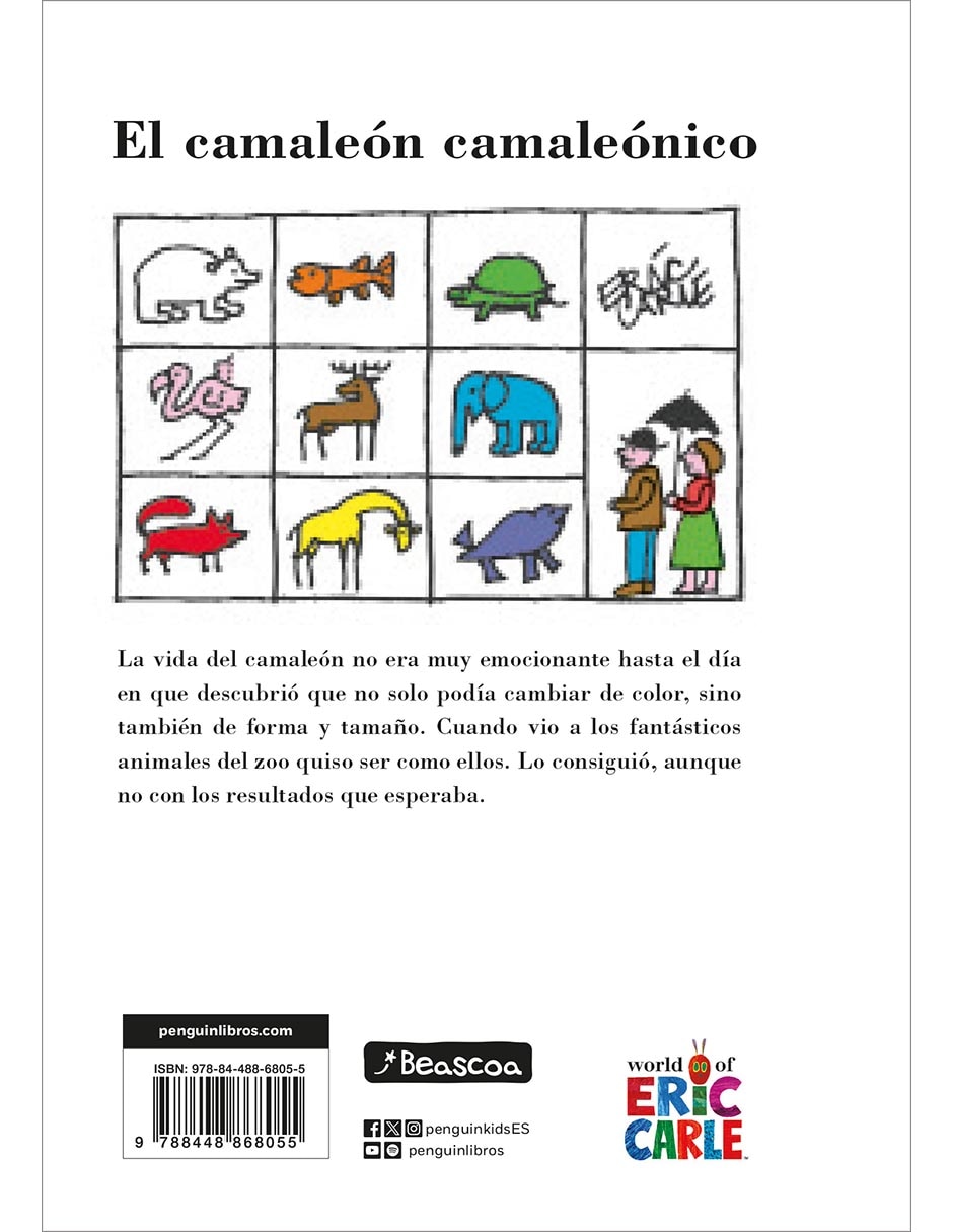 Libro El camaleón camaleónico de Eric Carle 2