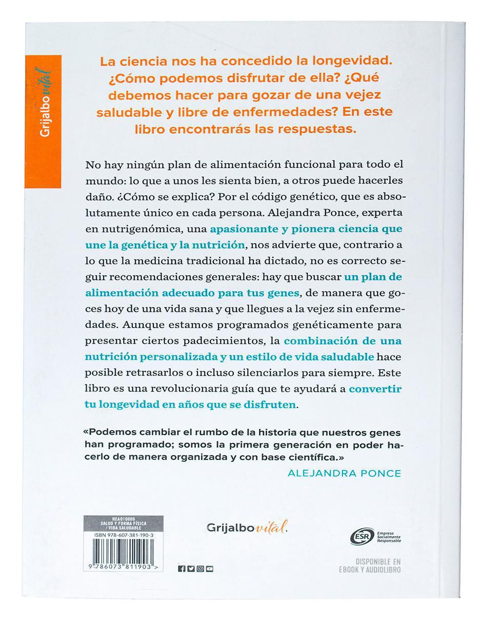 Libro Alimentate según tus genes Alejandra Ponce 3