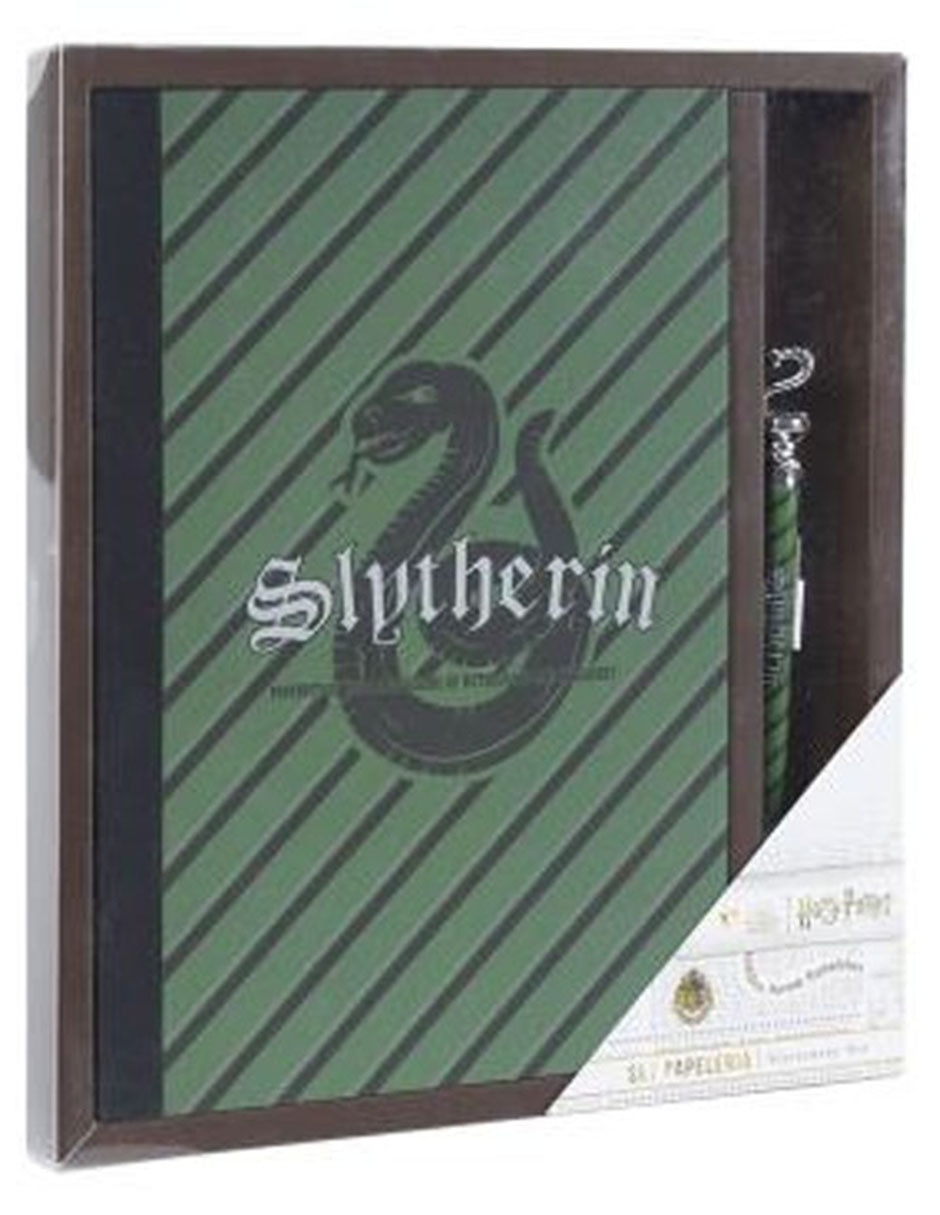 Libreta Slytherin hoja blanca 2