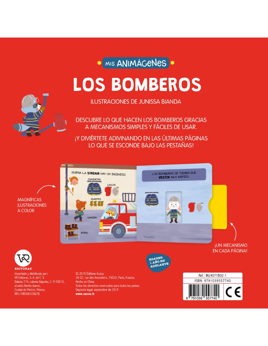 Libro Mis Animágenes: Los Bomberos de Junissa Bianda 4