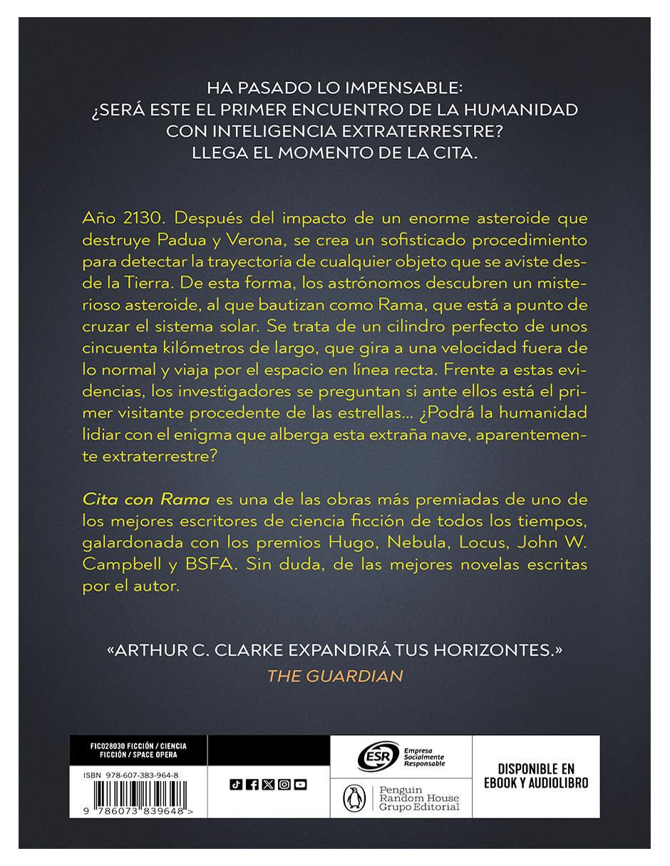 Libro Cita con Rama (Serie Rama 1) de Arthur C. Clarke 3