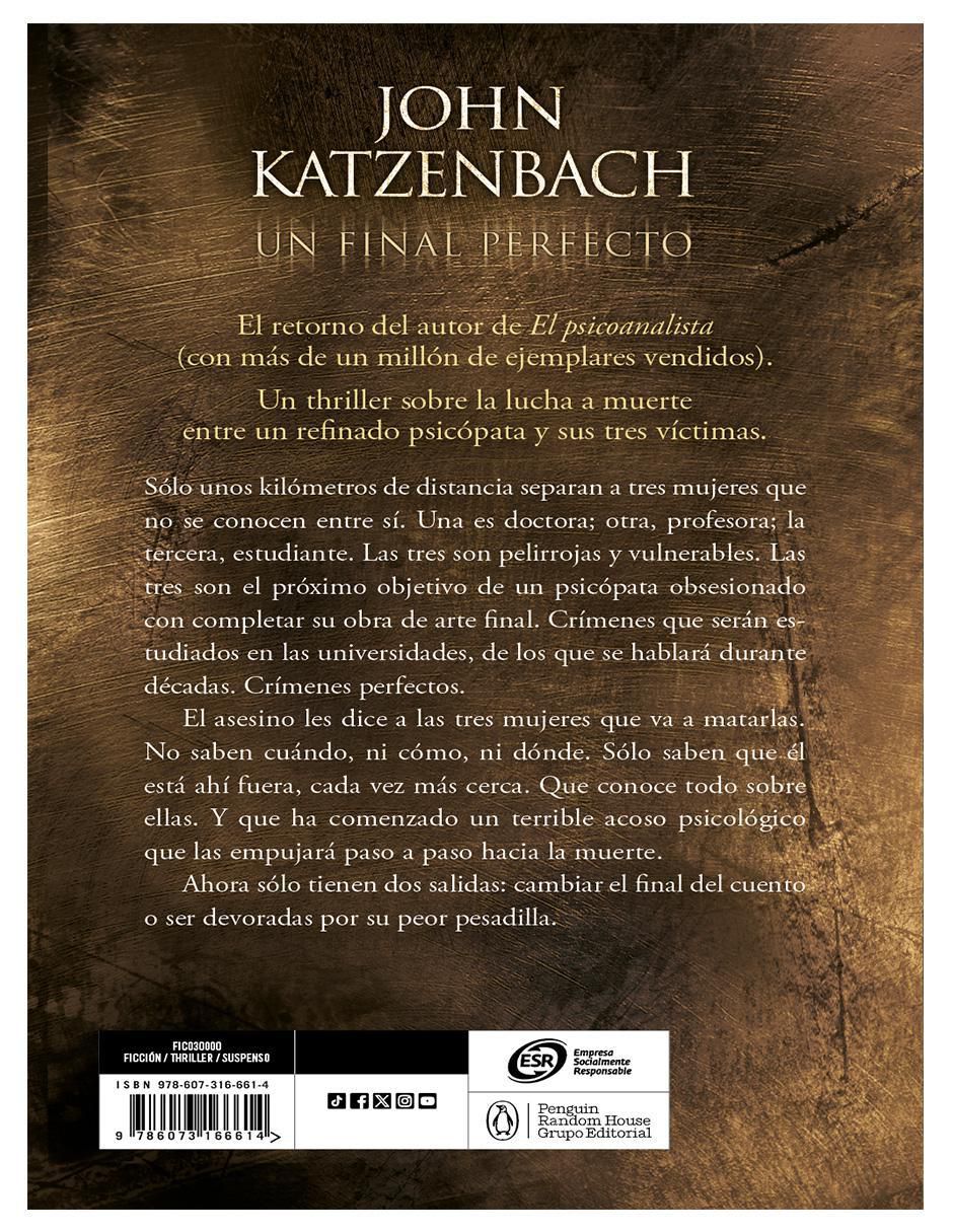 Libro Un Final Perfecto de John Katzenbach 2