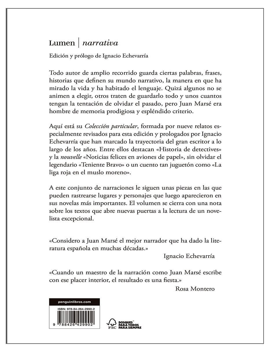 Libro Colección particular de Juan Marsé 2