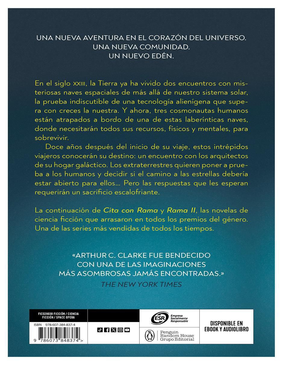 Libro El jardín de Rama (Serie Rama 3) de Arthur C. Clarke/Gentry Lee 3