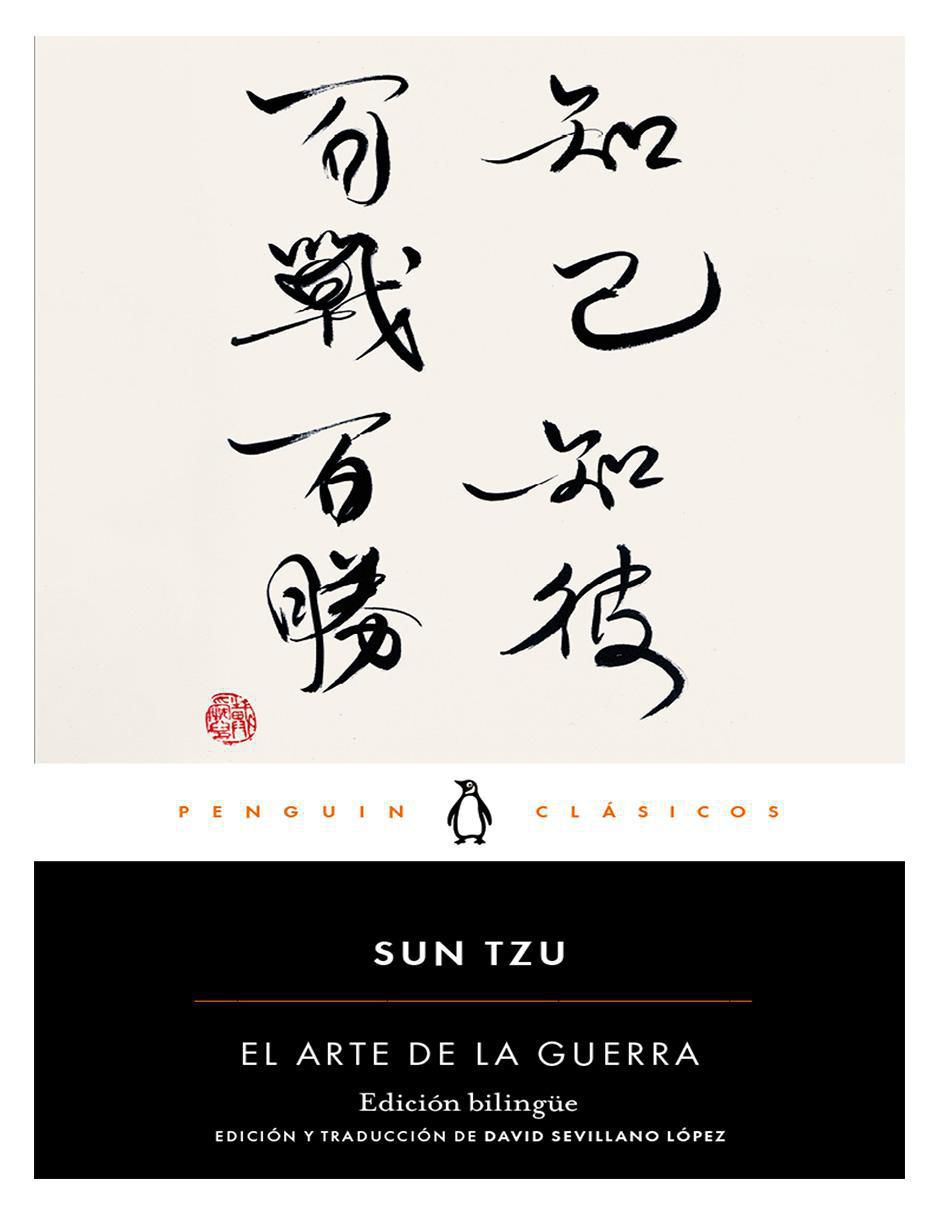 Libro Arte de la guerra edición bilingüe de Sun Tzu