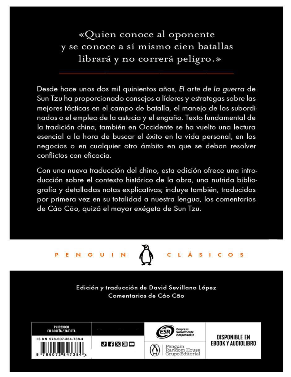 Libro Arte de la guerra edición bilingüe de Sun Tzu 3