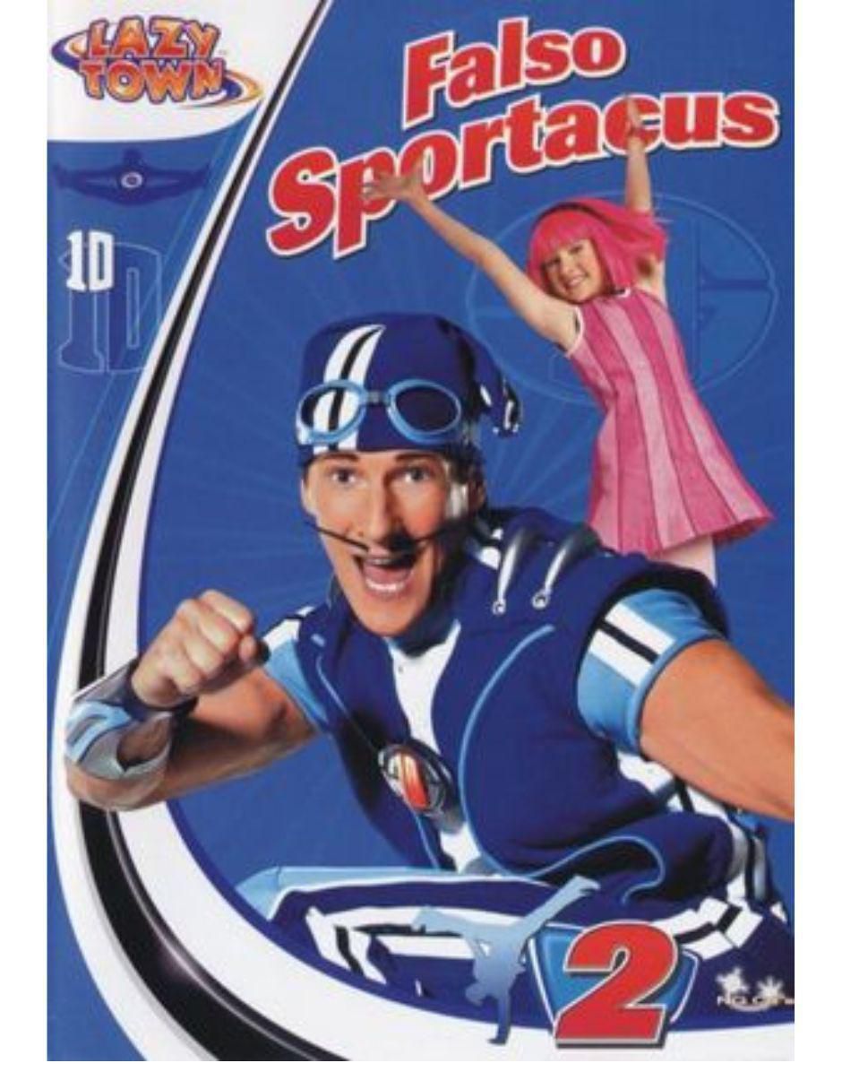Falso Sportacus Lazy Town serie de televisión en DVD estándar