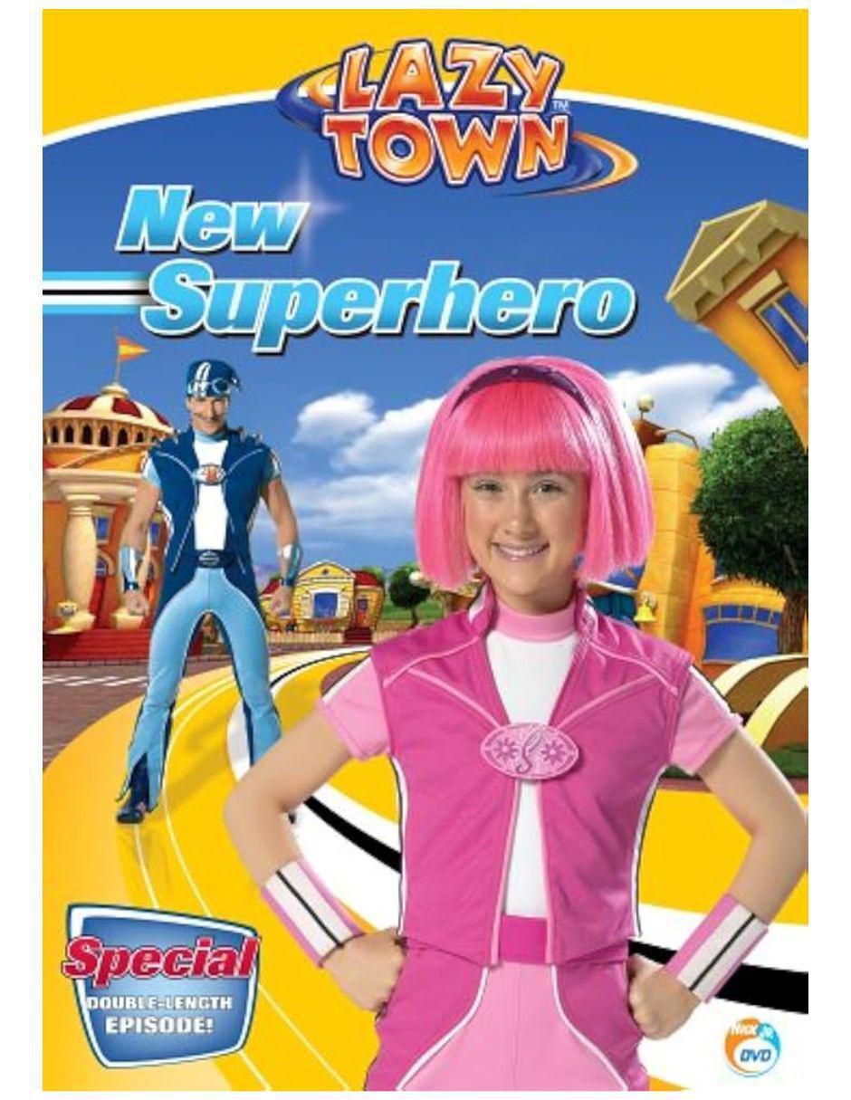 lazy town El nuevo super héroe de Lazy Town serie de televisión en DVD estándar |  Liverpool