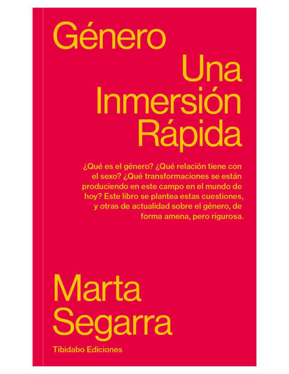 Libro Género: Una inmersión rápida de Marta Segarra