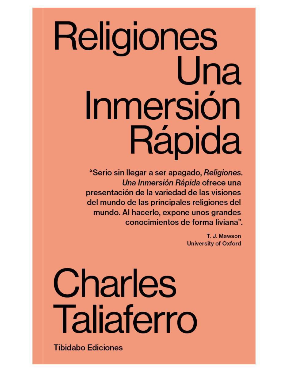 Libro Religiones: Una inmersión rápida de Charles Taliaferro Libro Religiones: Una inmersión rápida de Charles Taliaferro