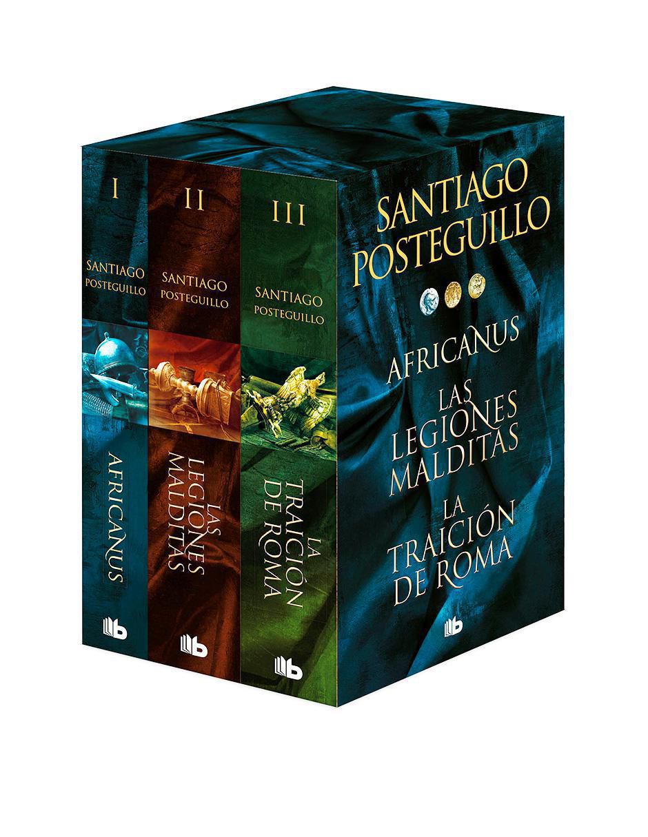 Set 3 libros Africanus + Las Legiones Malditas + La traición de Roma