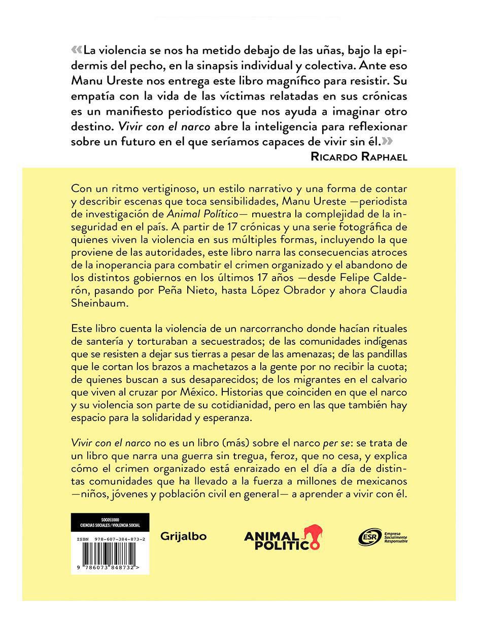 Libro Vivir con el narco de Manu Ureste 3