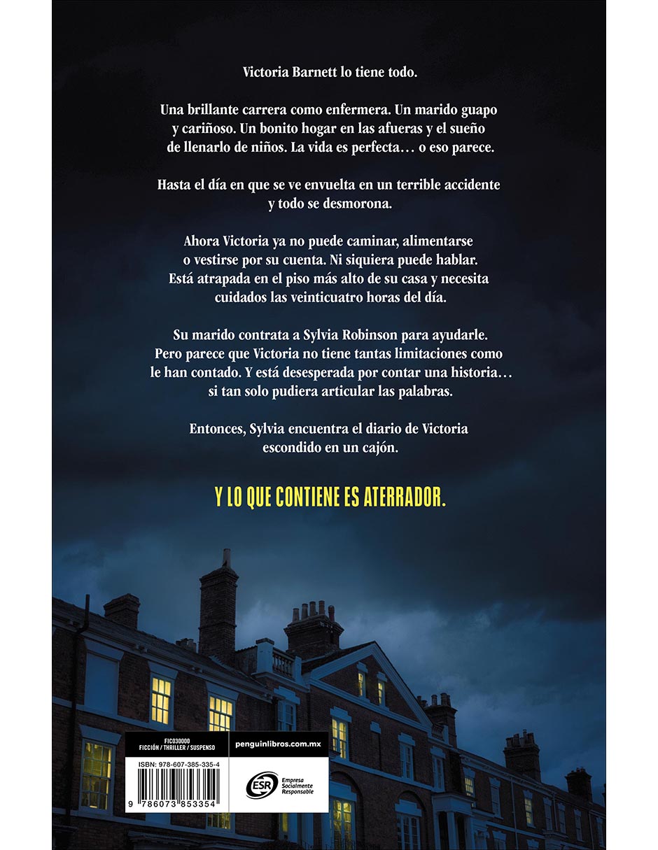 Libro La Mujer de Arriba de Freida Mcfadden 2