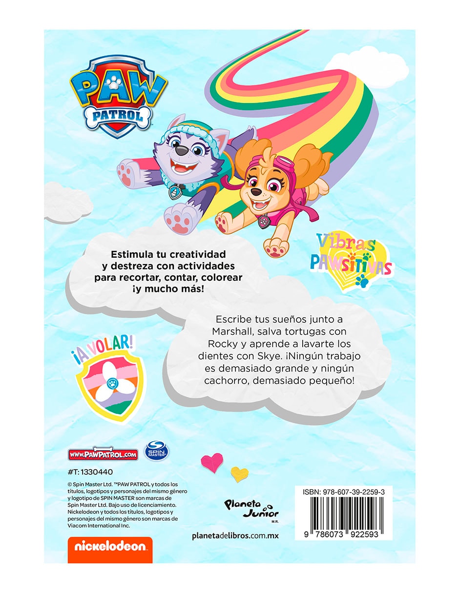 Libro Paw Patrol Se Asombroso Sé Tú de Nickelodeon 2