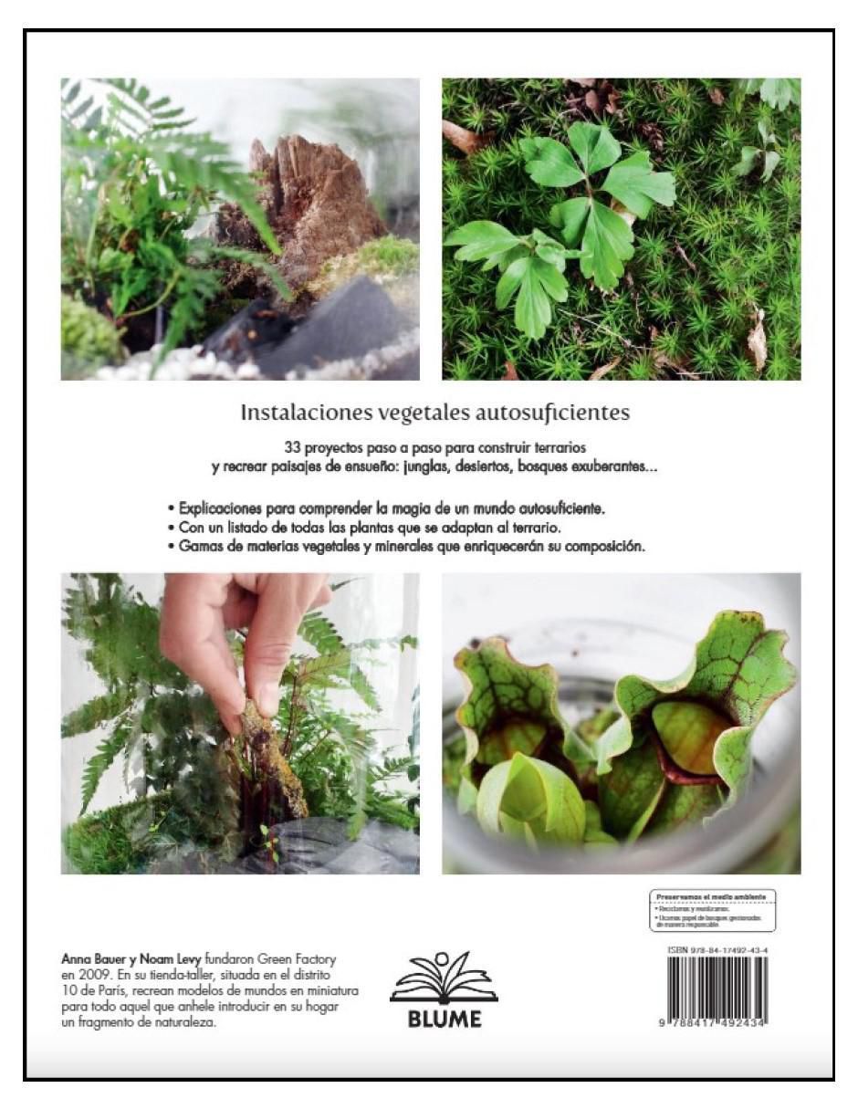 Libro Terrarios: 33 Mundos Vegetales en Recipientes de Cristal de evy Bauer 3