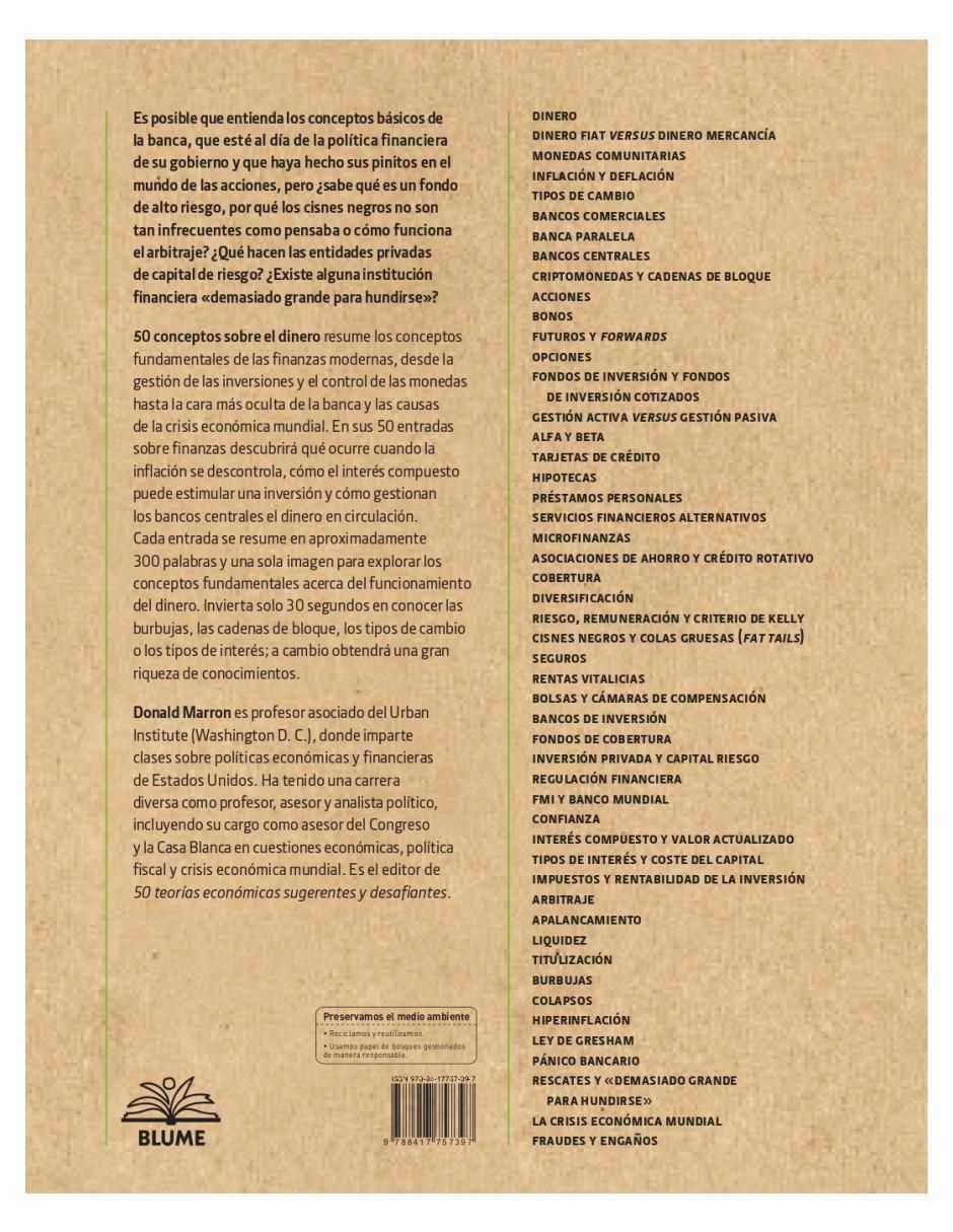 Libro 50 Conceptos Sobre el Dinero. Guía Breve de Donald Marron 3