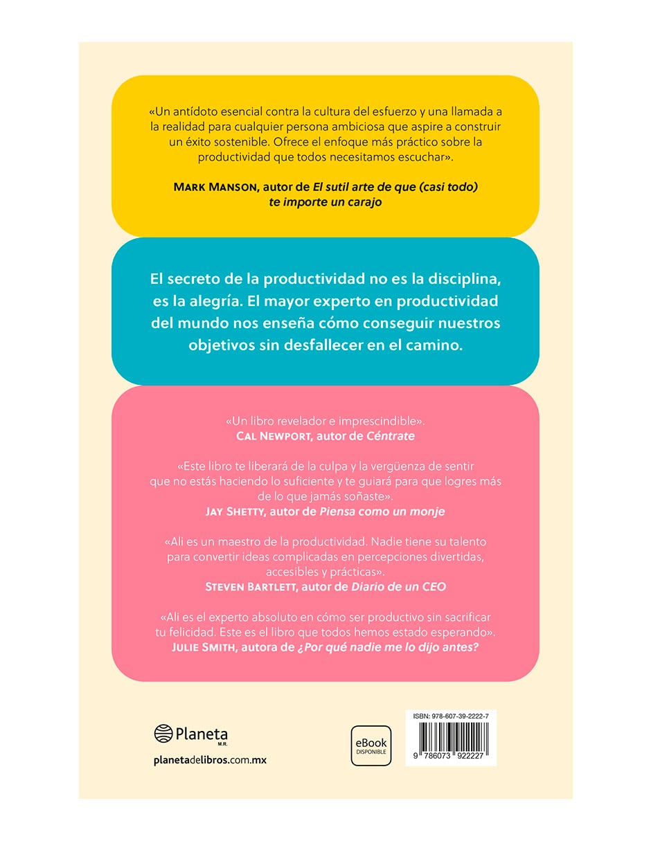 Libro Productividad Feel Good de Ali Abdaal 2