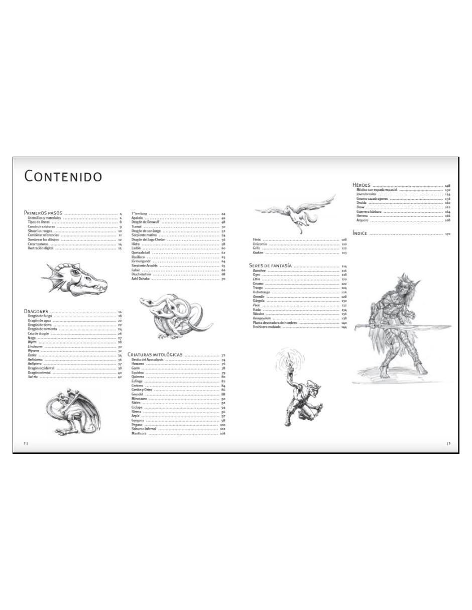 Libro Guía Completa de Dibujo. Mitos y Fantasías de Vvaa 2