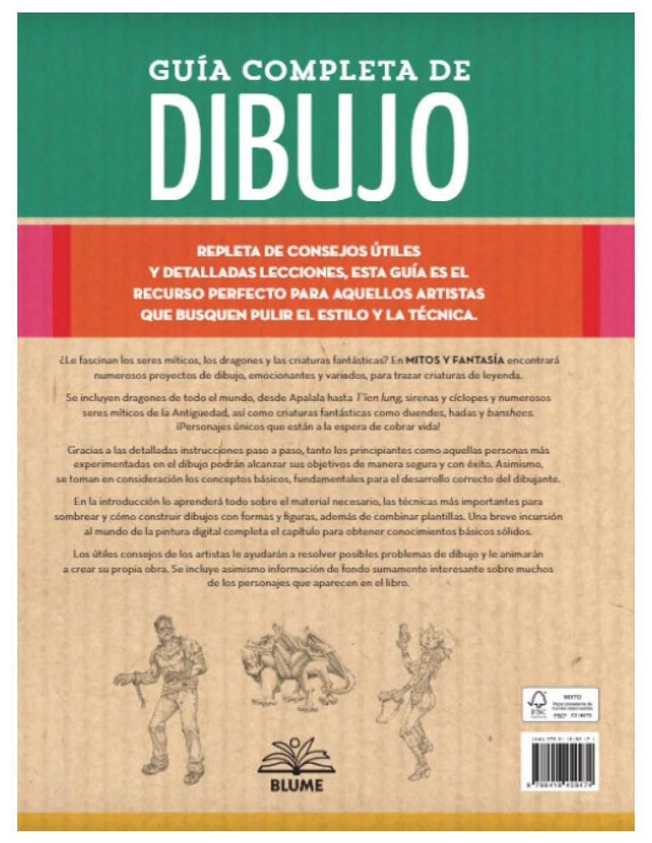 Libro Guía Completa de Dibujo. Mitos y Fantasías de Vvaa 3