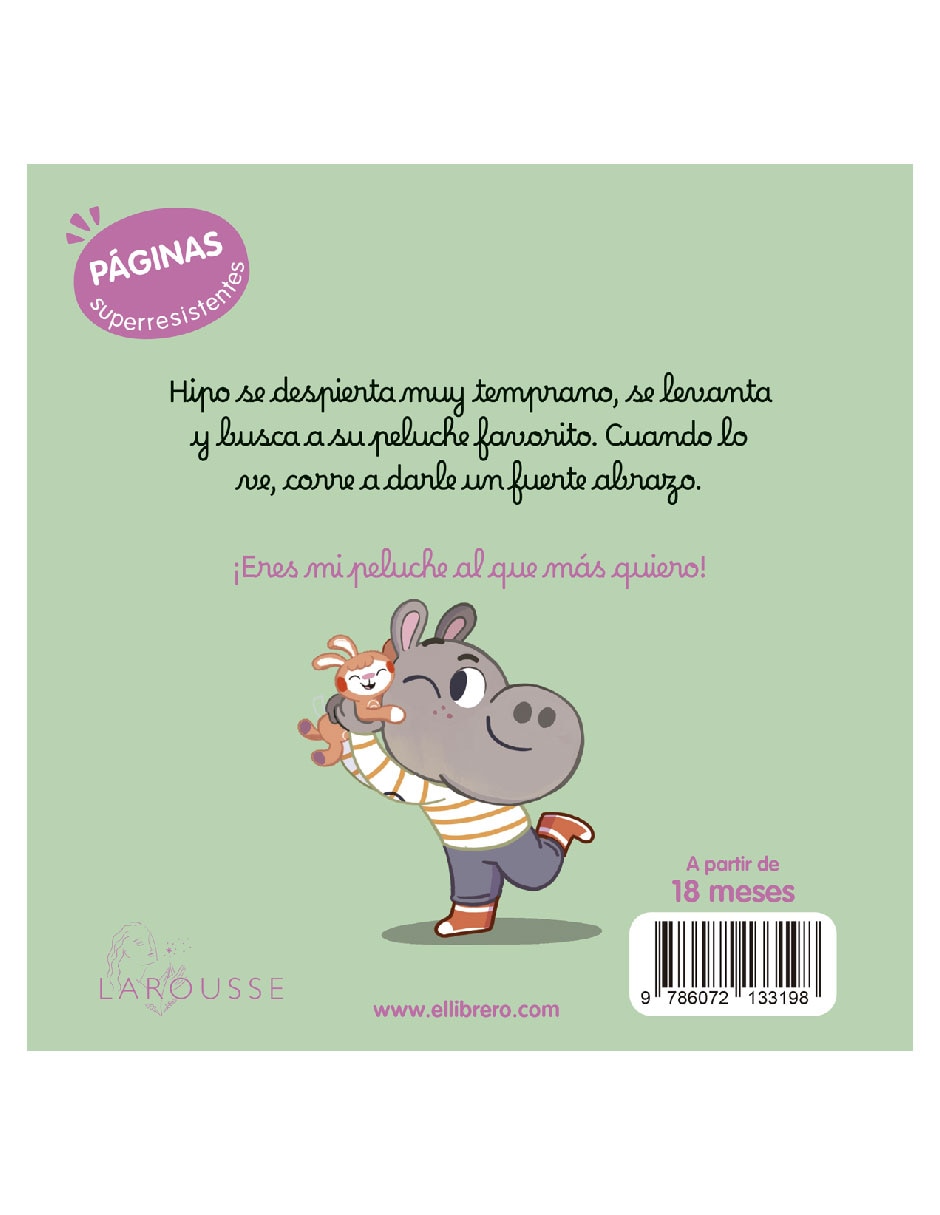Libro El Pequeño Hipo Adora a Su Peluche de Agnès Besson 2