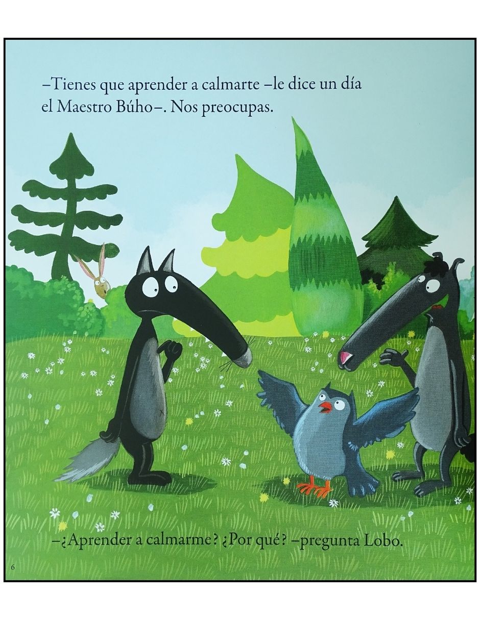Libro Mis Pequeñas Aventuras el Lobo Que Controla Sus Emociones de Orianne Lallemand Y Eleonore Thuillier 2