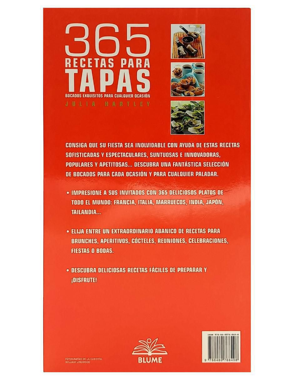 Libro 365 recetas para tapas de Julia Hartley 2