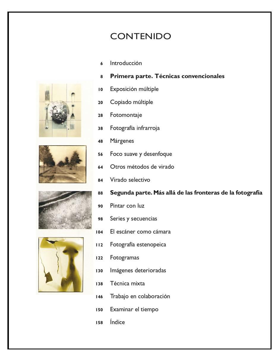 Libro Técnicas de Arte en Fotografía de T. Worobiec/ R. Spence 2