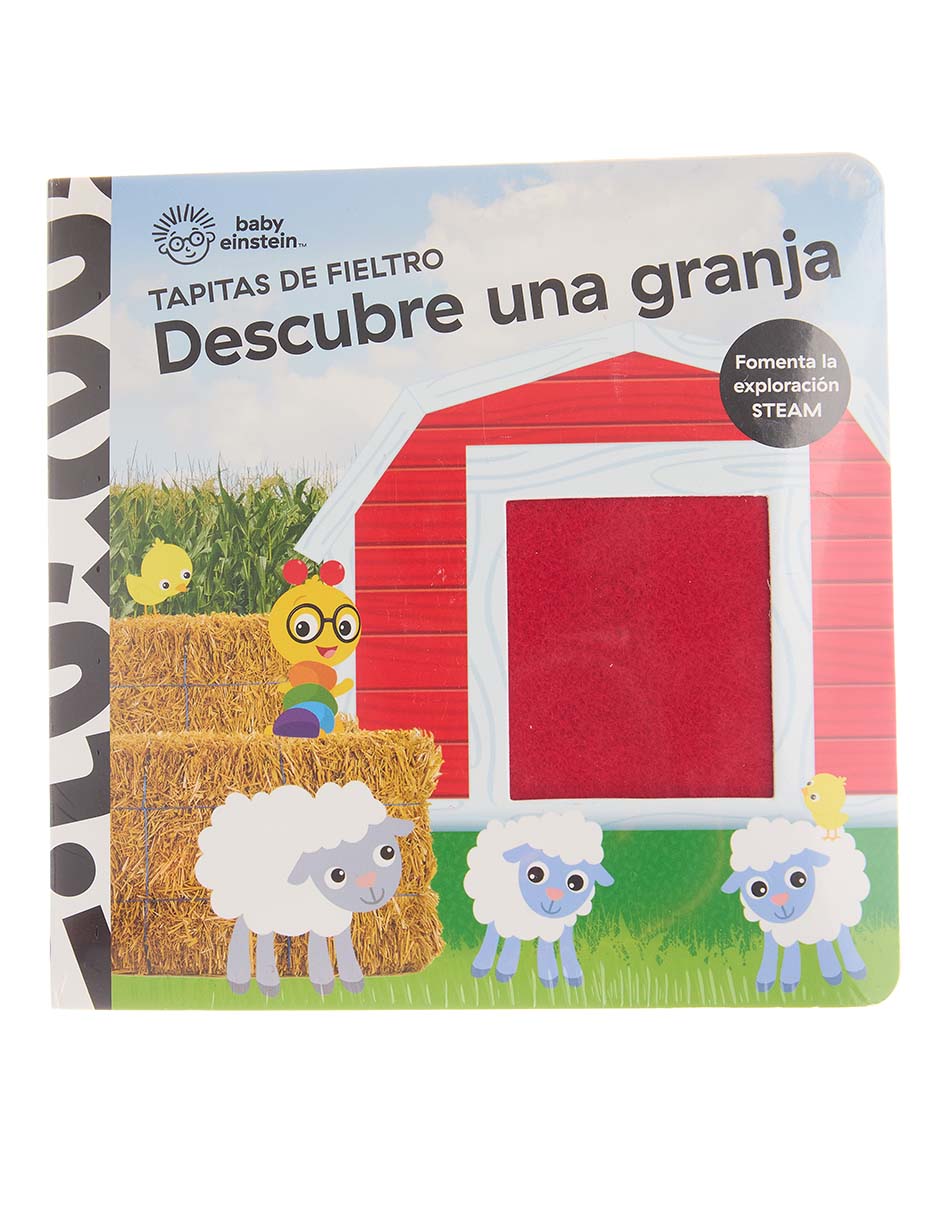 Libro Tapitas de fieltro Descubre una granja de Baby Einstein
