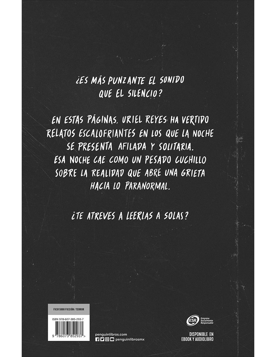 Libro Relatos De La Noche de Uriel Reyes 2