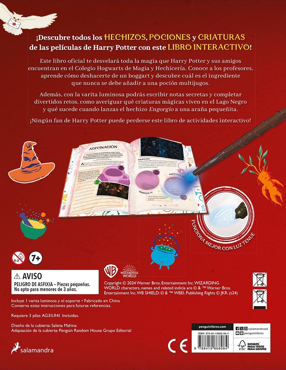 Harry Potter. Libro De Hechizo de J.K.Rowling 2