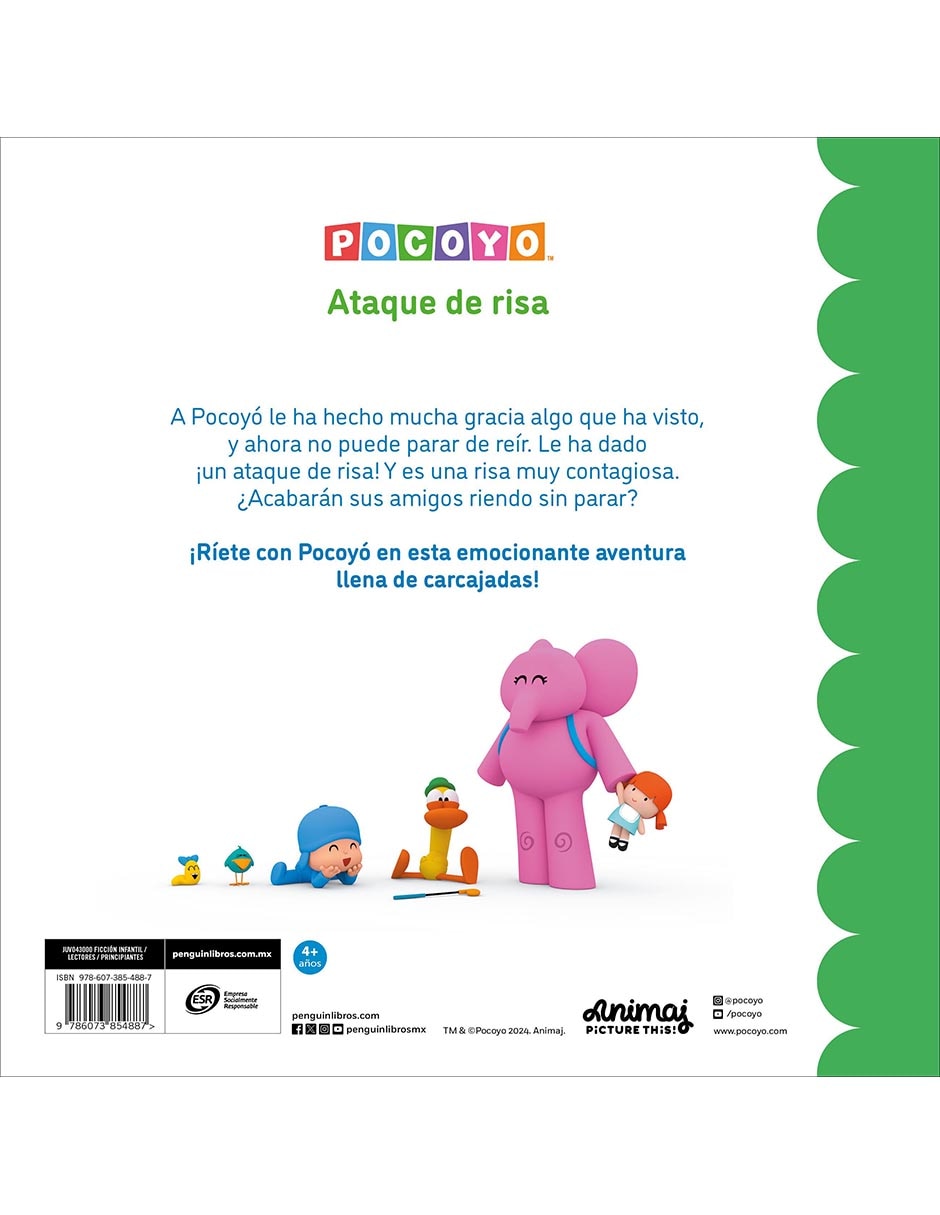 Libro Pocoyó. Un Cuento - Ataque De Risa de Animaj 2