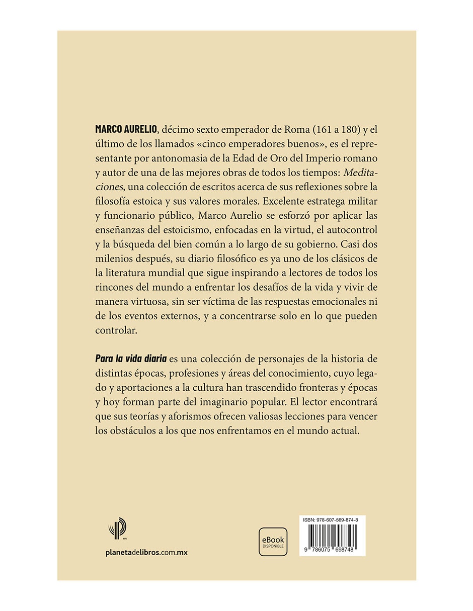 Libro Marco Aurelio para la Vida Diaria de Estudio PE S.A.C. 2