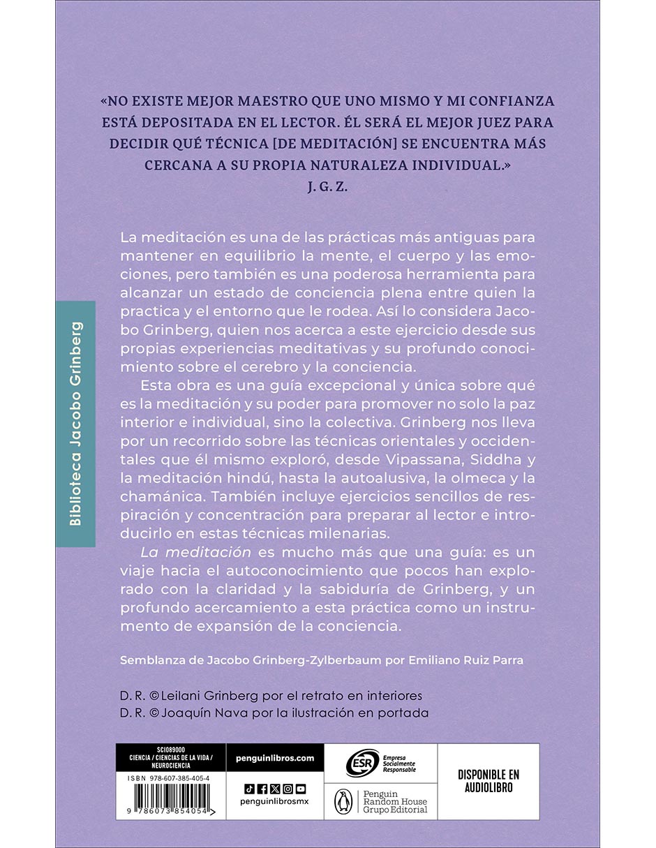 Libro La Meditación de Jacobo Grinberg-Zylberbaum 2