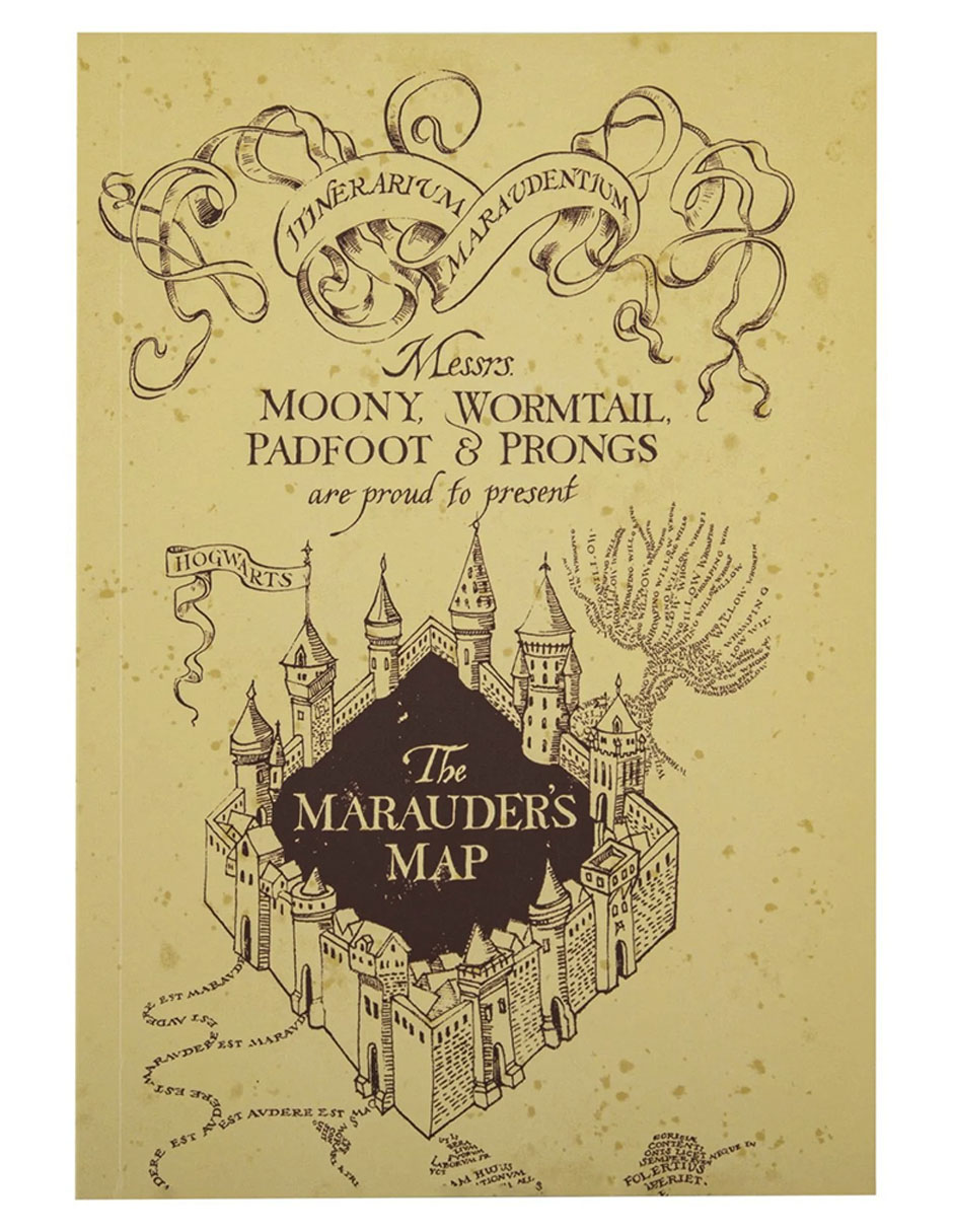 Libreta Harry Potter a rayas